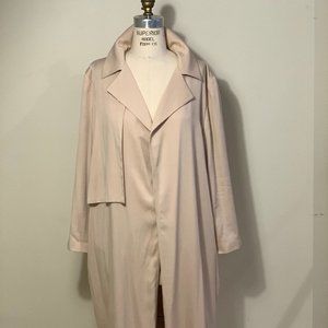 OAK + FORT draped trench coat